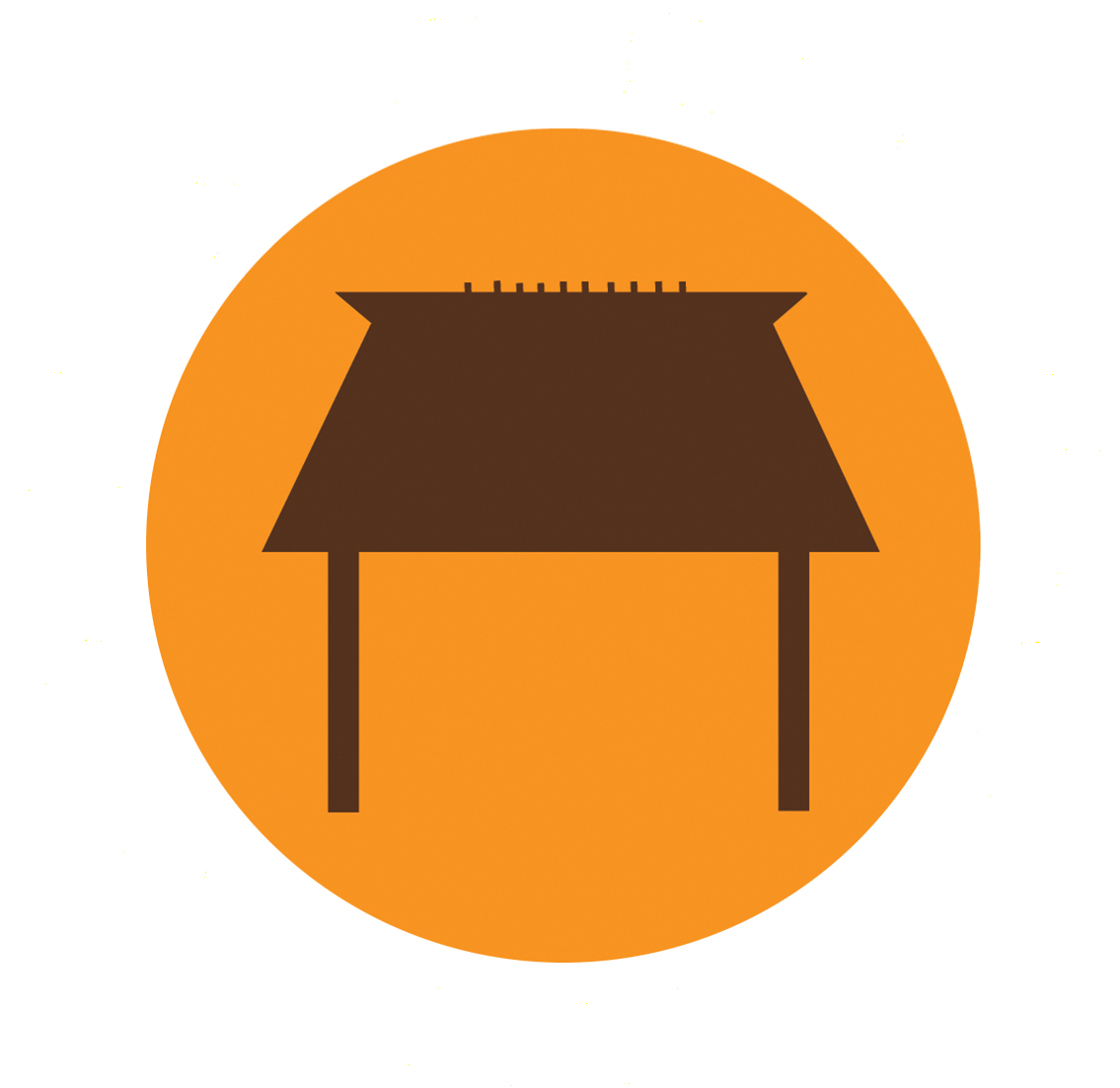 Hut Clipart Tiki Hut - Hut - Png Download (1200x1200), Png Download