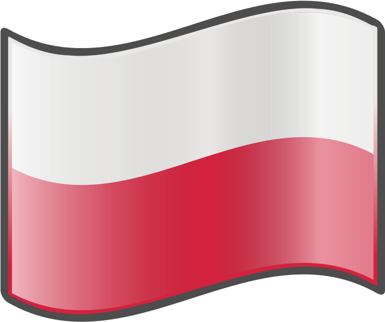Nuvola Polish Flag - Polish Flag Svg Clipart (768x768), Png Download