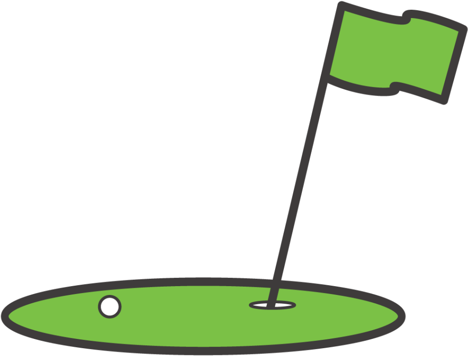 Hit More Greens Clipart (1024x1024), Png Download