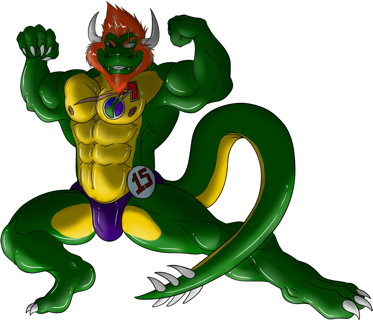 Flexing The Guns - Illustration Clipart (1376x1200), Png Download