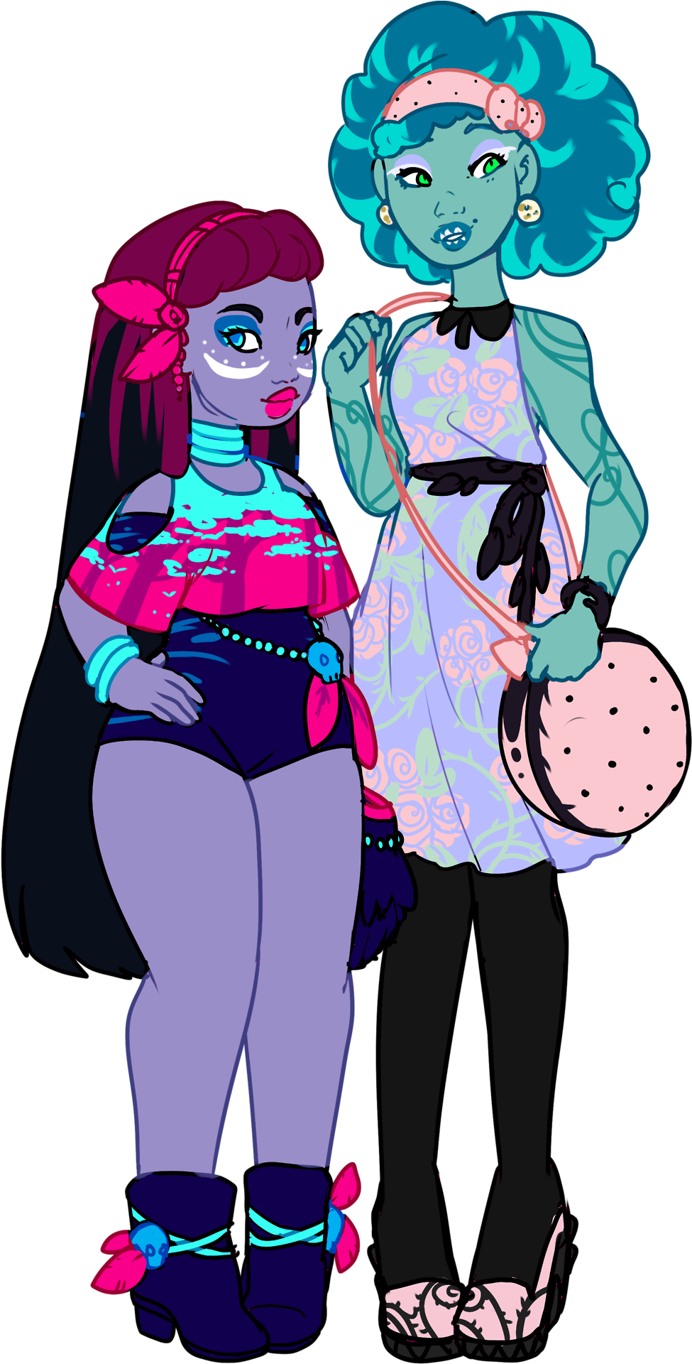 “new Scaremester Janey And Honey Janey Got Some Dyed - Dye Clipart (1021x1920), Png Download