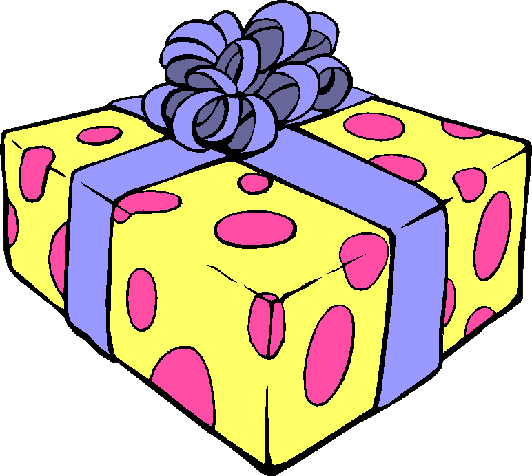Com Que Presente Eu Vou - Gift Clipart - Png Download (772x692), Png Download