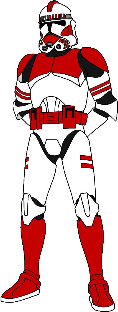 Clone Shock Trooper By Fbombheart - Shock Trooper Png Clipart (401x1061), Png Download