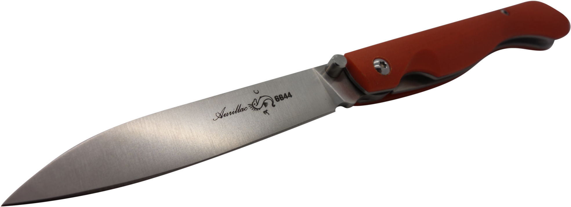 Aurillac Orange G10 Handle Linerlock Folding Knife - Utility Knife Clipart (2000x1333), Png Download