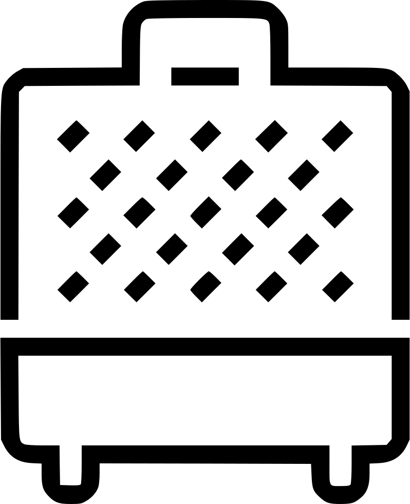 Waffle Iron Comments - Iron Clipart (798x980), Png Download