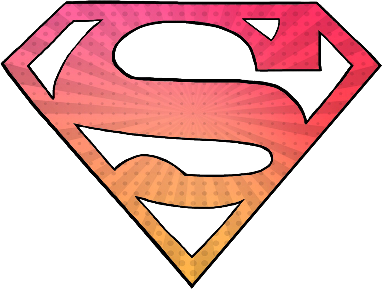 Report Abuse - Superman Logo Clipart - Png Download (1338x1024), Png Download