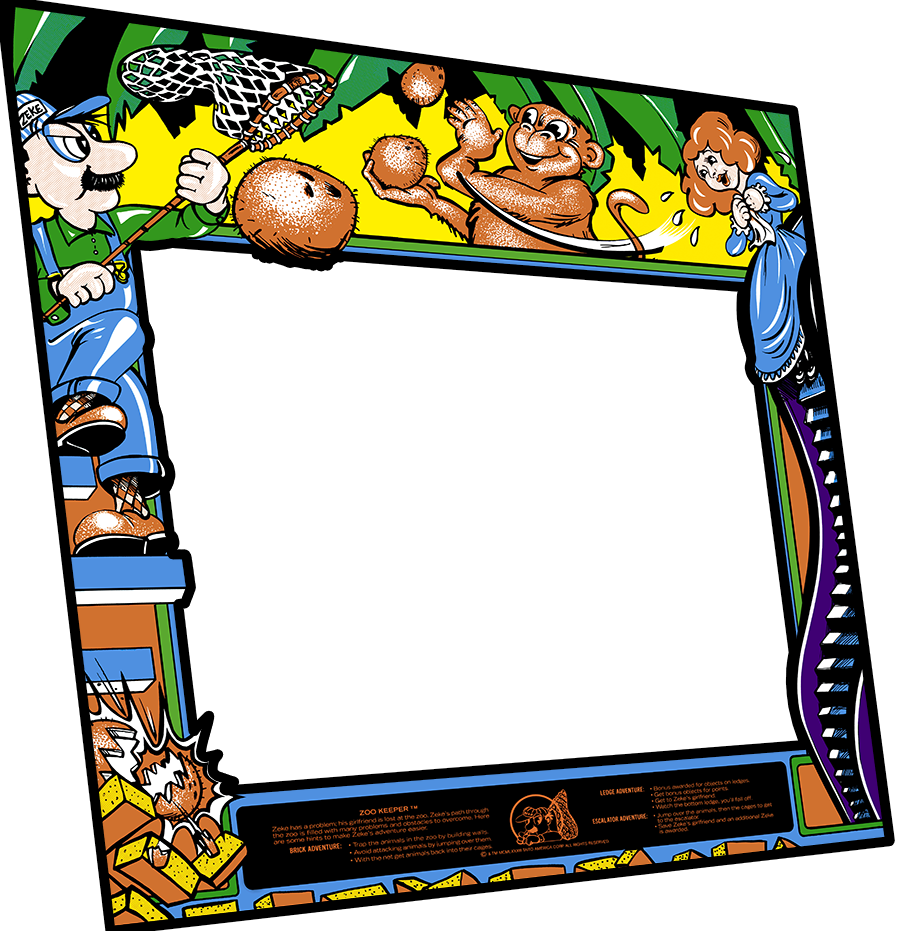 Zookeeper Bezel - Arcade Game Clipart (900x931), Png Download