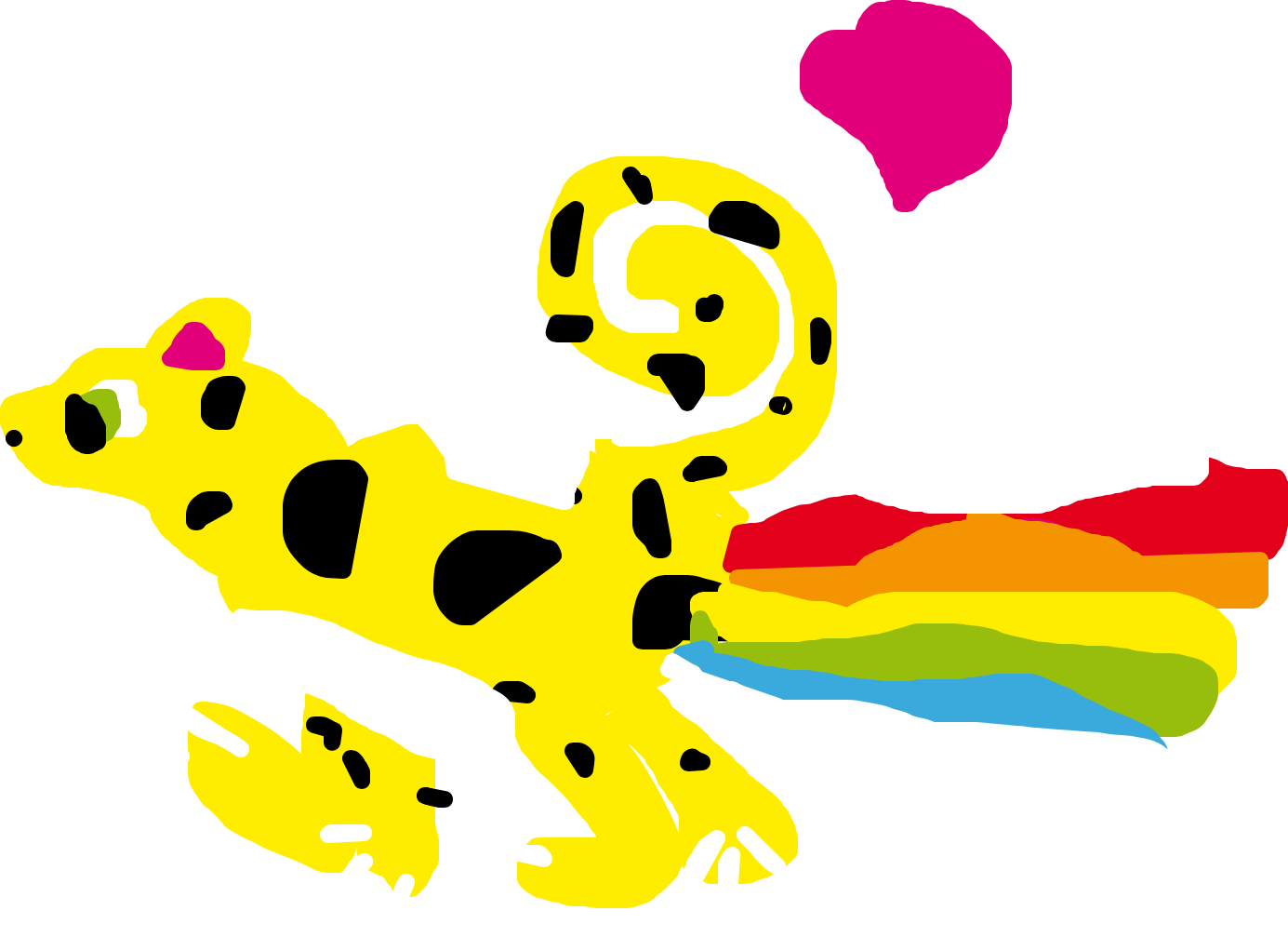 At The Night Zoo, Everyone Is Peaceful Clipart (1385x1007), Png Download