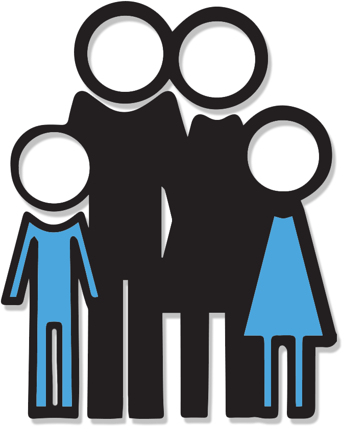 Peace Of Mind For Parents - Cartoon Adoption Clipart (1000x1000), Png Download