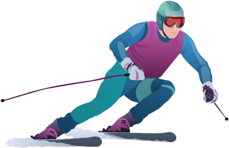 Clip Art Transparent Download Png Free Images Toppng - Skiing Png (850x715), Png Download