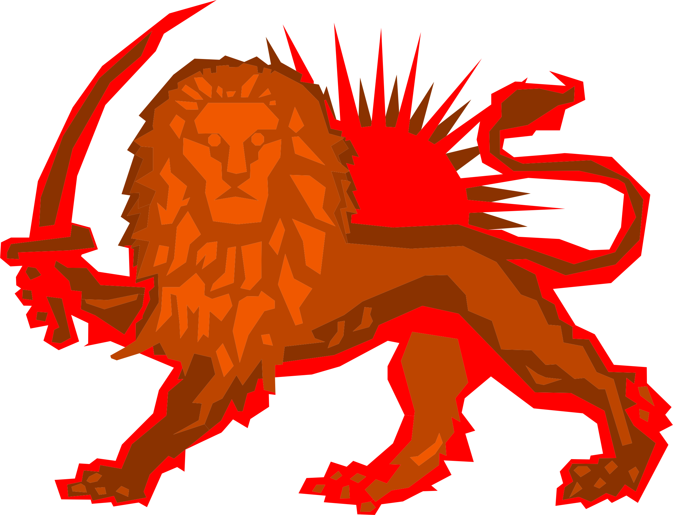 By Gdj - Lion Clipart (784x600), Png Download