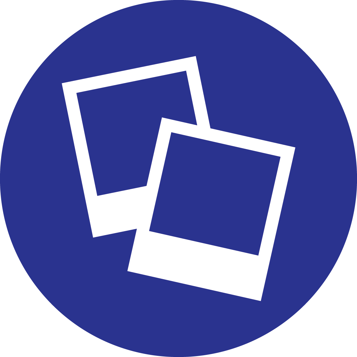 Photo Icon - Blue Photo Booth Icon Clipart (1200x1200), Png Download