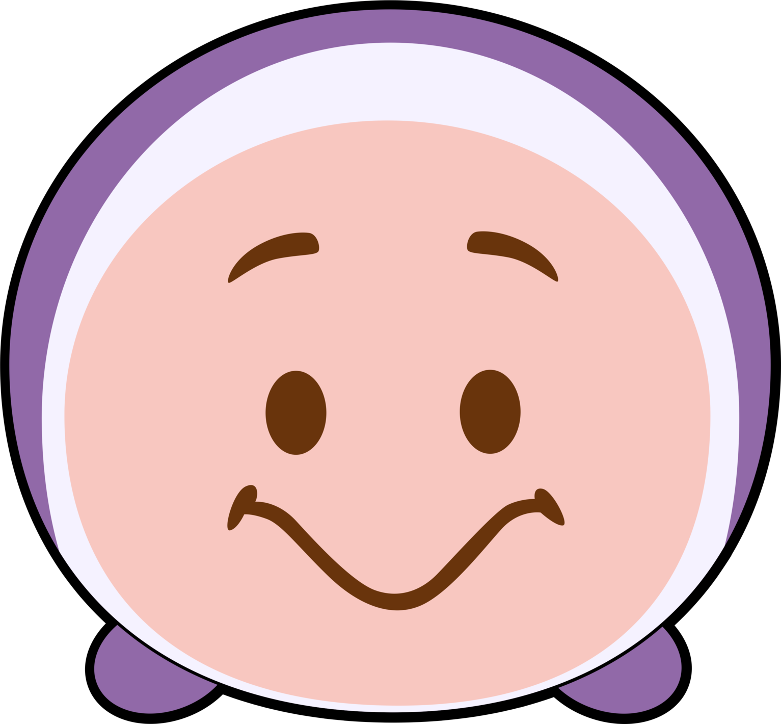 Disney Tsum Tsum Clipart (1533x1420), Png Download