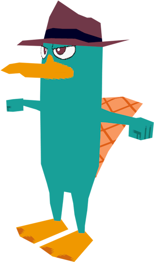 Download Zip Archive - Phineas And Ferb Ds Agent P Clipart (750x650), Png Download