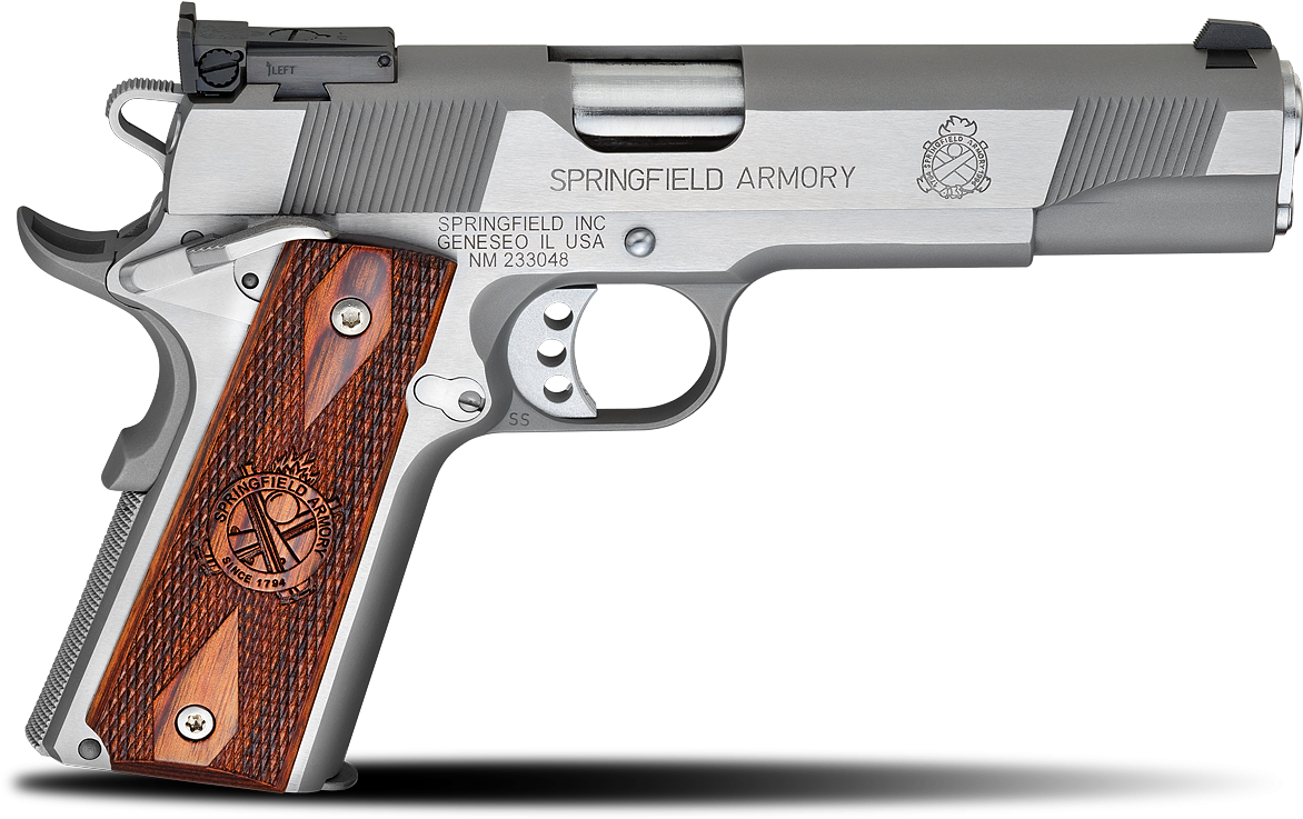 Png Free Stock Loaded Mm Handgun - Springfield Armory 1911 Loaded Target Clipart (1200x782), Png Download
