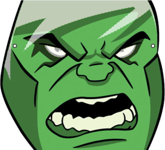 Incredible Hulk Face Printable Clipart (640x480), Png Download