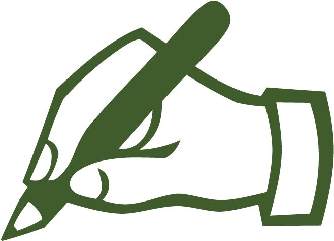 #1000days Petition - Writing Icon Png Blue Clipart (693x609), Png Download