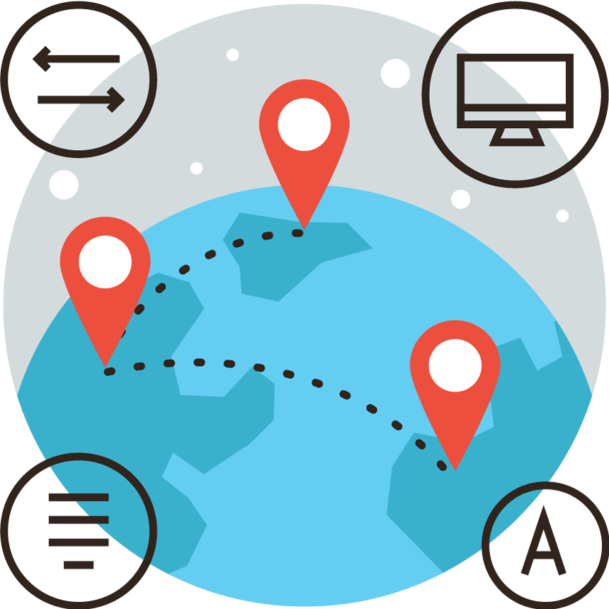 Get Instant Access To - World Communication Flat Clipart (860x860), Png Download