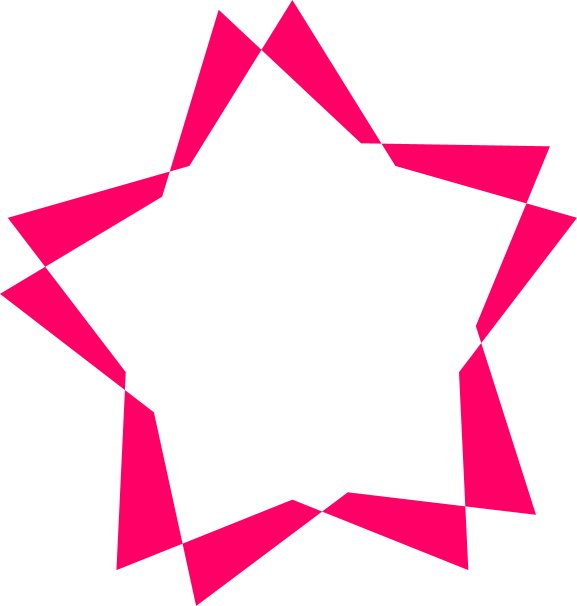 Amazingtlm Pink Star - Portable Network Graphics Clipart (577x606), Png Download