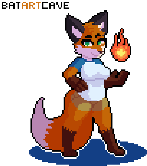 Fire Fox[animated Com] - .com Clipart (535x585), Png Download