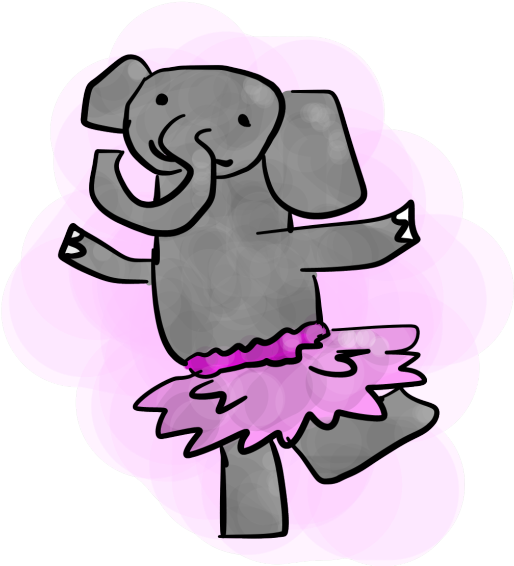 It Can Be On Four Legs Or On Two Legs, Cartoony Or - Cartoon Clipart (540x577), Png Download