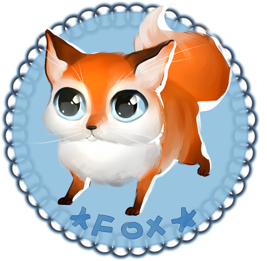 Fox By Caesiusm - Logo For Biscuits Clipart (910x879), Png Download