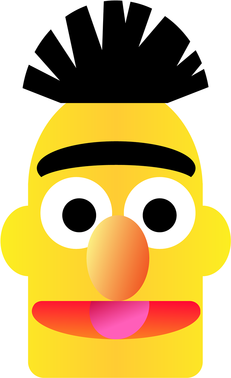 Bert & Ernie Clipart (1400x1400), Png Download