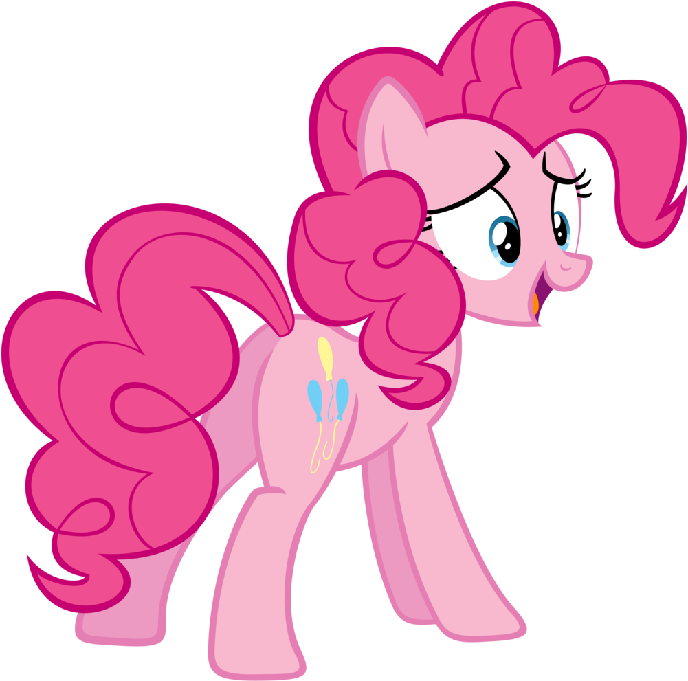 Sidorovich, Balloonbutt, Female, Mare, Open Mouth, - Pinkie Pie Plot Vector Clipart (1034x1024), Png Download