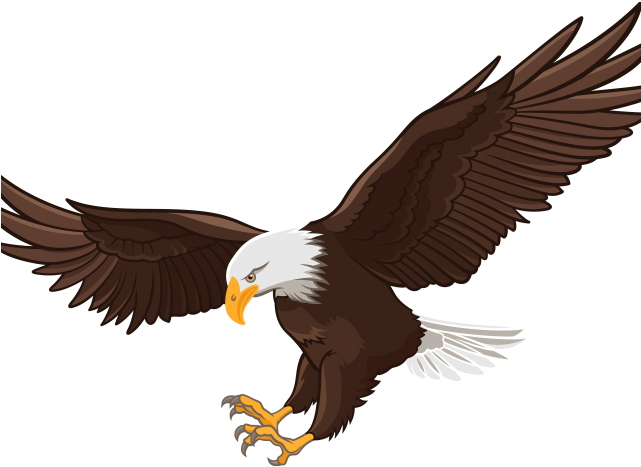 Flight Clipart Clip Art - Clip Art Bald Eagle Png Transparent Png (640x480), Png Download