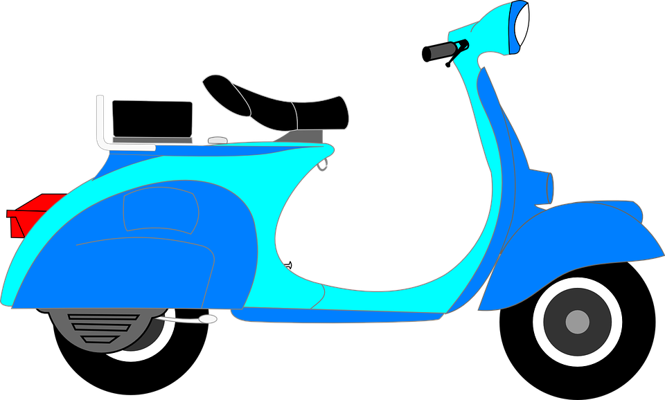 Teepublic Scooter Clipart (960x578), Png Download