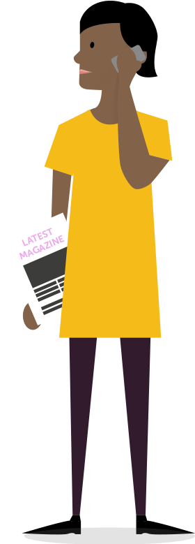 Help Others Get Online - Illustration Clipart (568x778), Png Download