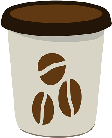 Coffee Mug Vector Flat Clipart (566x566), Png Download
