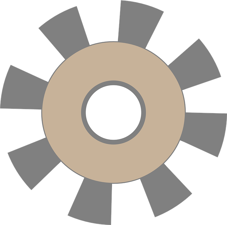 Steampunk Gear Cliparts 8, Buy Clip Art - Dabung Large Peace Sign Aqua Flag 3x5 Poly - Png Download (726x720), Png Download