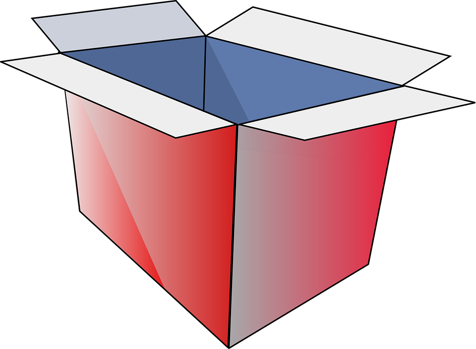 Kostenlose Vektorgrafik Box Offen Karton Rot Paket - Illustration Clipart (960x705), Png Download