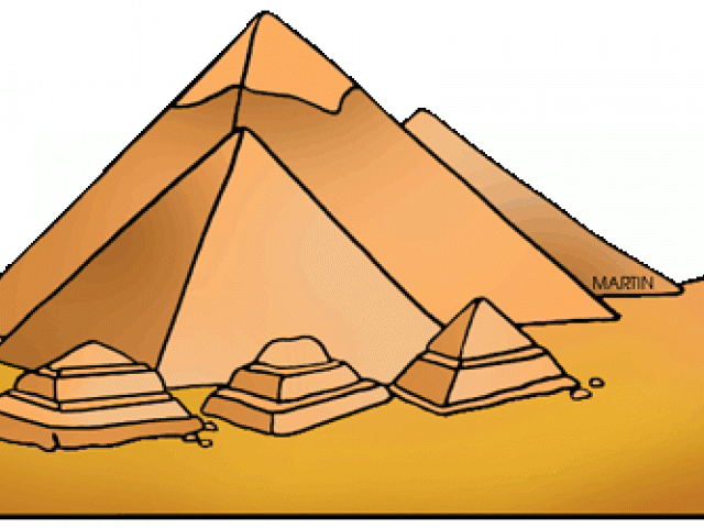 Egyptian Clipart House - Pyramids Clip Art - Png Download (640x480), Png Download