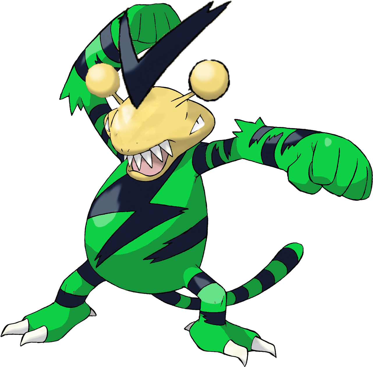 563kib, - Electrobuzz Pokemon Clipart (1280x1280), Png Download