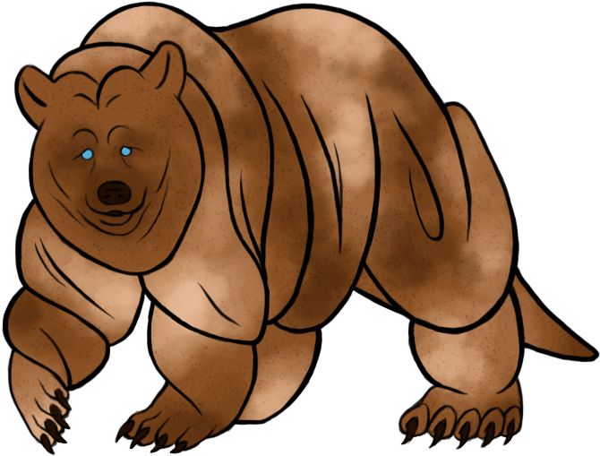 Bald Bear - Bear Clipart (713x538), Png Download