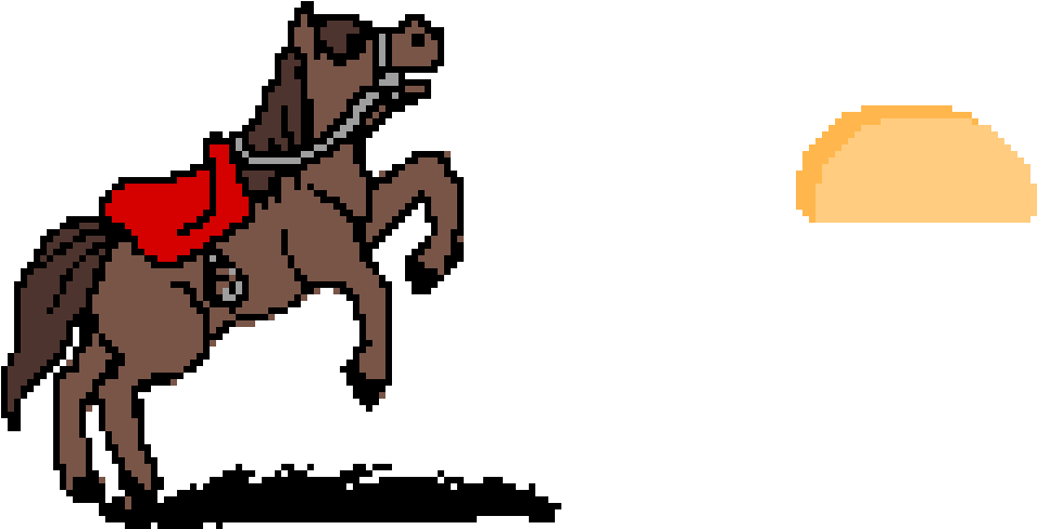 Horse And A Taco Shell By Batai Clipart (1200x600), Png Download