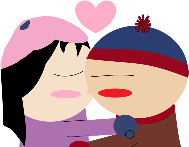 Drawing Kisses Huge Freebie Download For - Stan Kissing Wendy Clipart (1024x598), Png Download