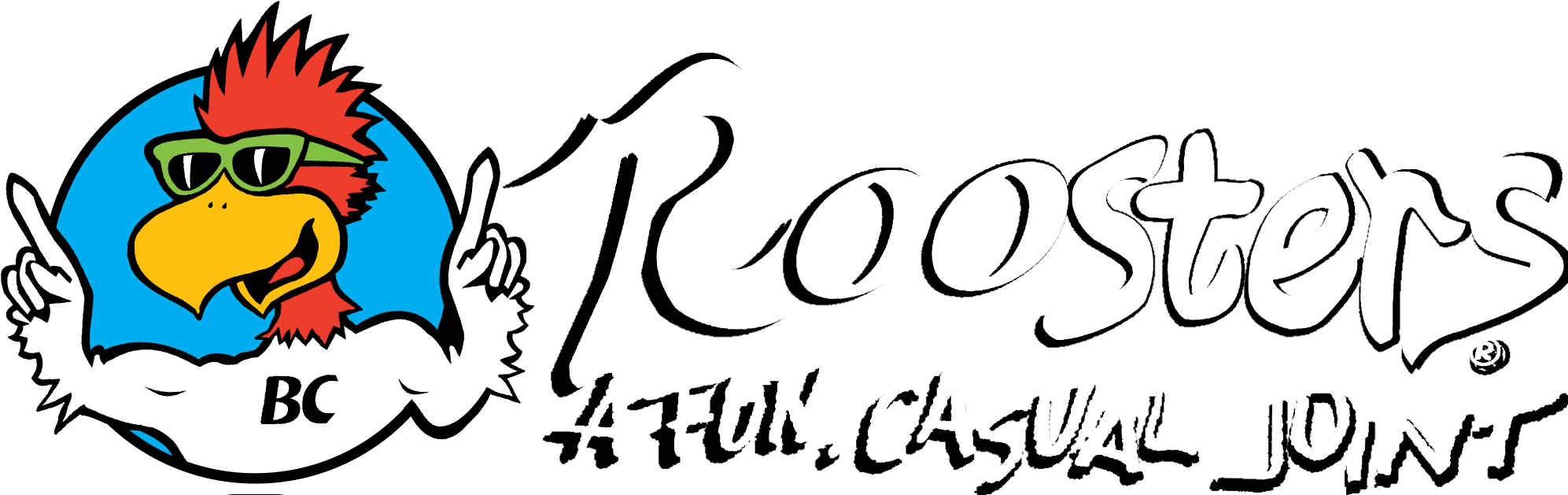 Toggle Navigation - Roosters Wings Clipart (2000x637), Png Download