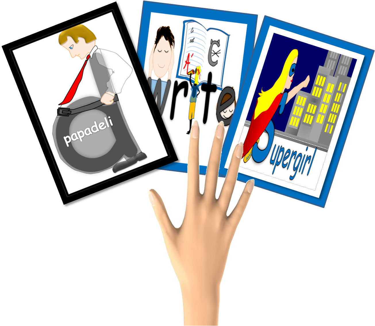 "dad Writes A Book" By Papadeli - Book Clipart (1305x1137), Png Download