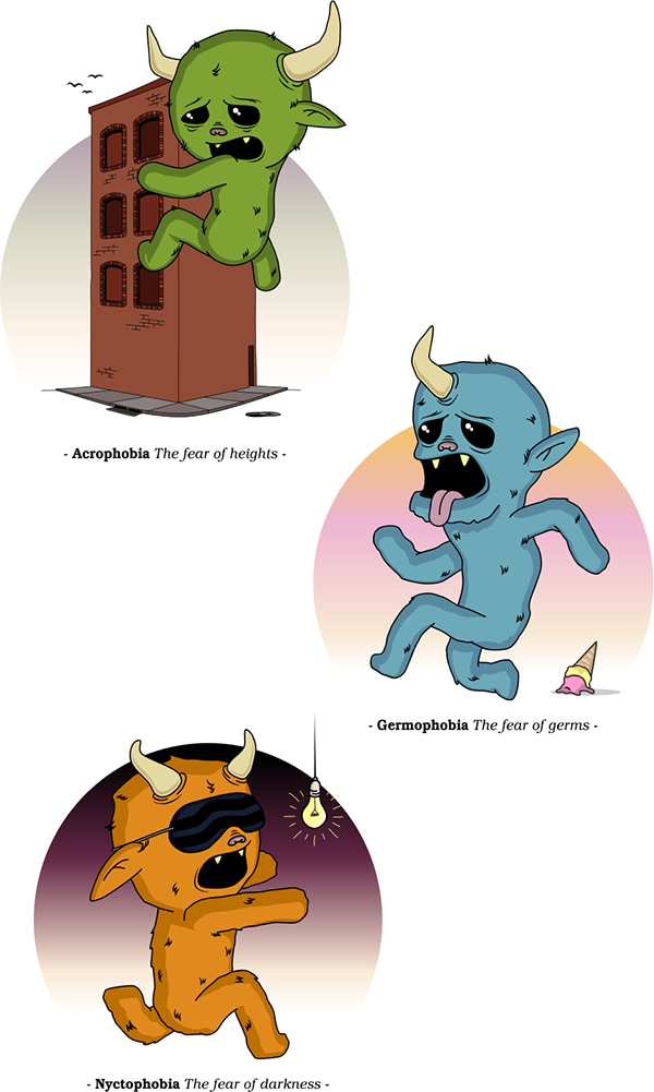 Fears - Cartoon Clipart (600x1001), Png Download