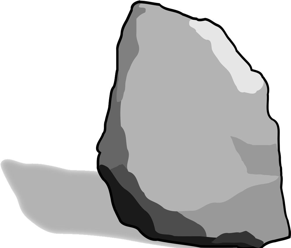 Stone Clipart Free - Png Download (1024x888), Png Download