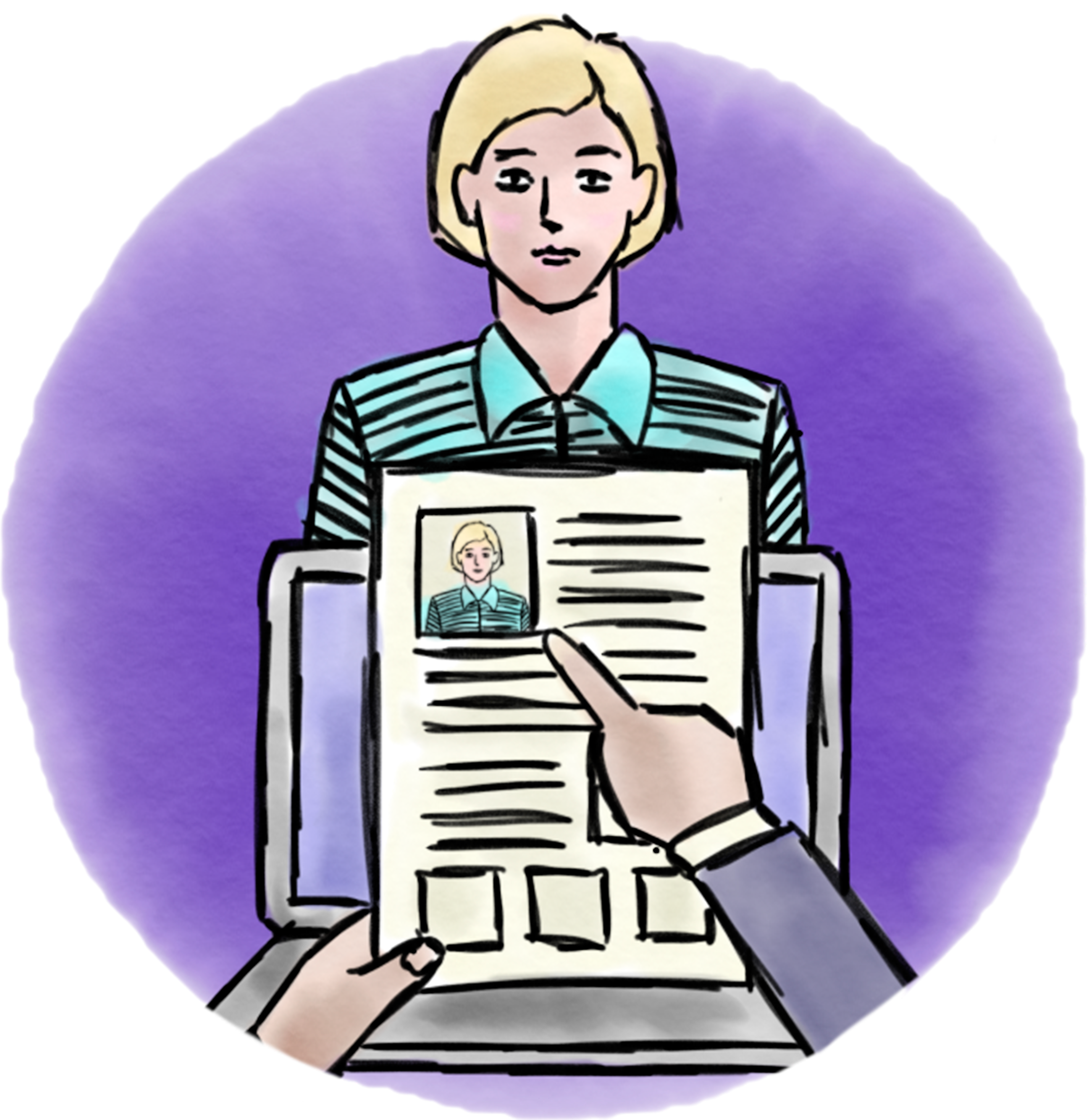 Interviews - Cartoon Clipart (2480x2480), Png Download