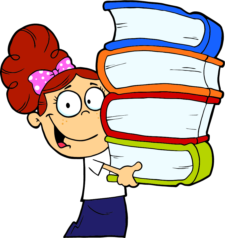 Https - //www - Bestofsigns - - Carrying Books Clip Art - Png Download (923x978), Png Download