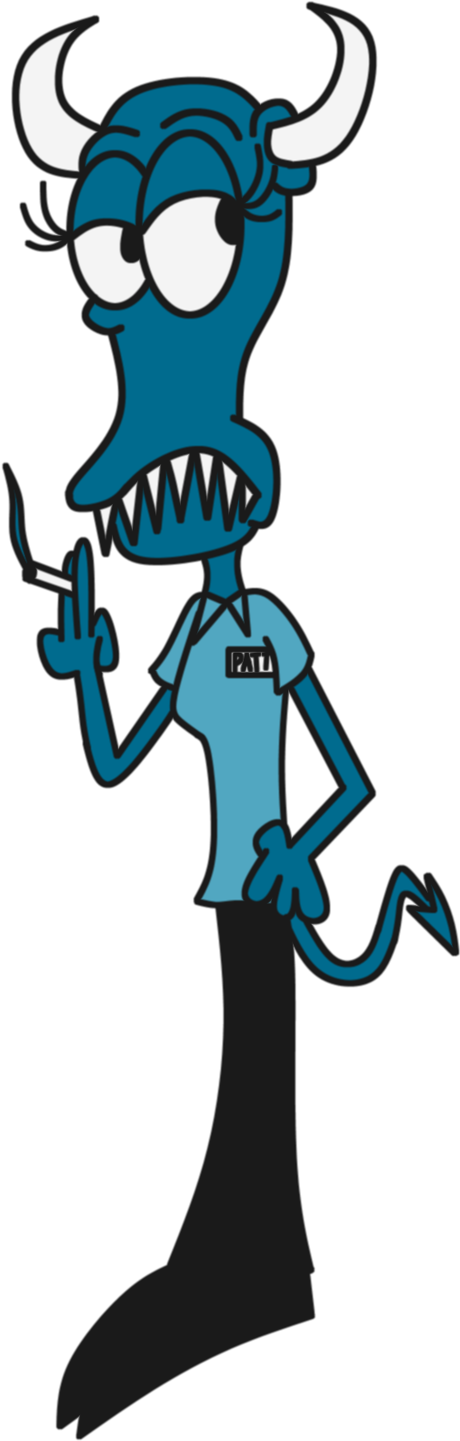 She Works At The Supermarket, Stocking The Shelves, - Cartoon Clipart (766x1753), Png Download