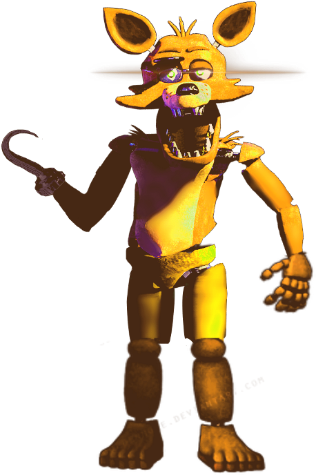 Foxy Png Fnaf 1 Clipart (480x745), Png Download