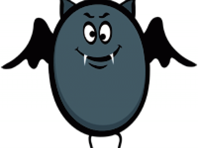 Bat Clipart Cartoon - Cartoon - Png Download (640x480), Png Download