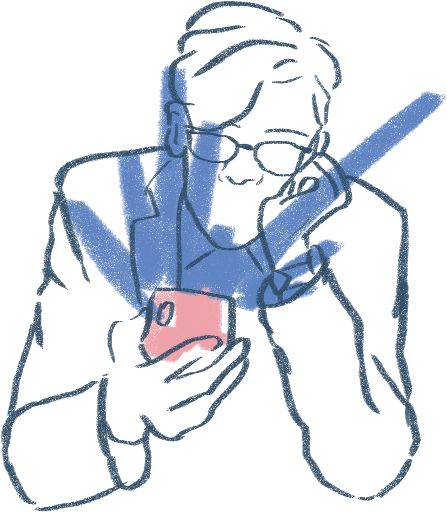 Increasingly, It's Getting Harder To Listen And Observe - Sketch Clipart (3508x2480), Png Download