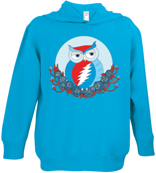Grateful Dead Owl Toddler Hoodie - Grateful Dead Steal Your Face Clipart (620x620), Png Download